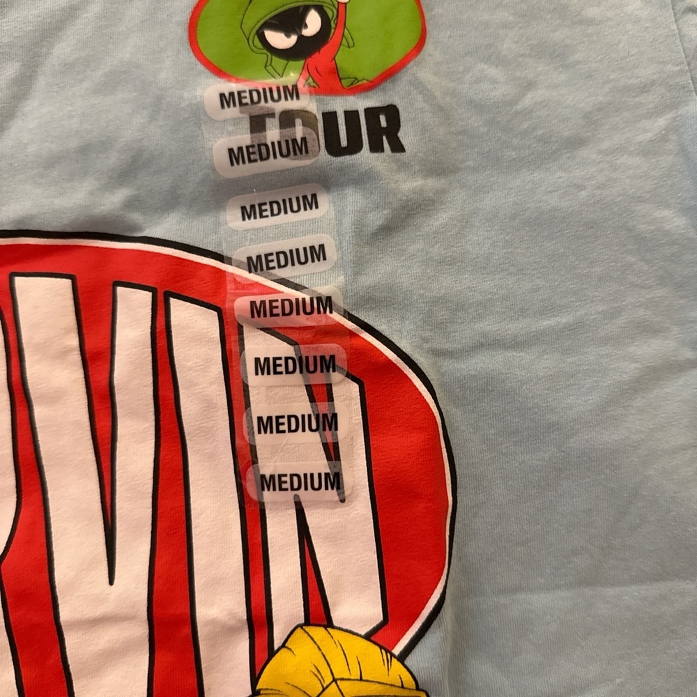 Warner Bros. Light Blue Looney Tunes Tee - Picture 4 of 5